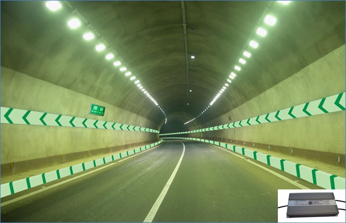 150W power supply applied to Qinling Mountains tunnel project
